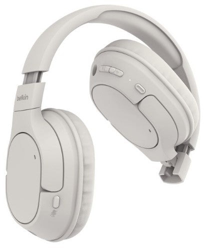 Belkin AUD009HQSA headphones/headset Wireless Head-band Calls/Music USB Type-C Bluetooth Sand