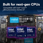 Crucial CT2K24G64C52CS5 memory module 48 GB 2 x 24 GB DDR5 6400 MT/s 262-pin SO-DIMM