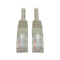 Tripp Lite N002-001-GY Cat5e 350 MHz Molded (UTP) Ethernet Cable (RJ45 M/M), PoE - Gray, 1 ft. (0.31 m)