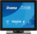 iiyama ProLite T1721MSC-B3 computer monitor 43.2 cm (17") 1280 x 1024 pixels SXGA Touchscreen Tabletop Black