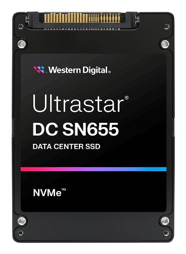 Western Digital Ultrastar DC SN655 15.3 TB U.3 PCI Express 4.0 NVMe TLC 3D NAND