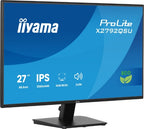 iiyama ProLite X2792QSU-B1 computer monitor 68.6 cm (27") 2560 x 1440 pixels Quad HD LED Black