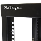StarTech.com 4-Post 6U Hinged Wall-Mount Network Rack, 19" Open Frame Server Rack with 19.8in Mounting Depth, Wall Mount Swing Out Data Rack for IT / AV / Patch Panel / Computer Equipment