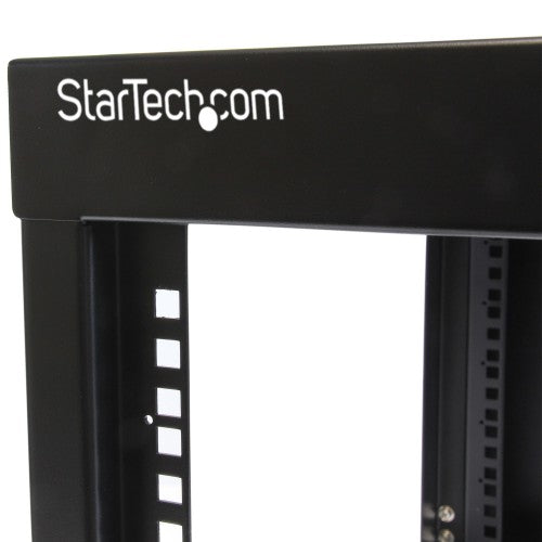 StarTech.com 4-Post 6U Hinged Wall-Mount Network Rack, 19" Open Frame Server Rack with 19.8in Mounting Depth, Wall Mount Swing Out Data Rack for IT / AV / Patch Panel / Computer Equipment