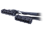 APC 50ft Cat6 UTP, 6x RJ-45 - 6x RJ-45 networking cable Black 15.24 m U/UTP (UTP)