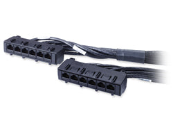 APC 50ft Cat6 UTP, 6x RJ-45 - 6x RJ-45 networking cable Black 15.24 m U/UTP (UTP)