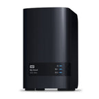 Western Digital My Cloud EX2 Ultra NAS Desktop Marvell Armada 385 Armada 385 1 GB DDR3 32 TB HDD Black