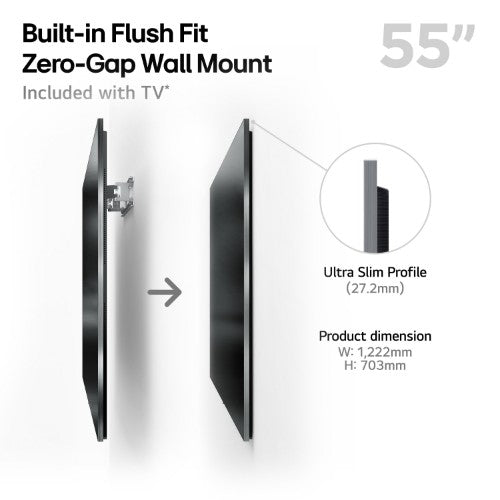 LG OLED55G54LW.AEK TV 139.7 cm (55") 4K Ultra HD Smart TV Wi-Fi Metallic
