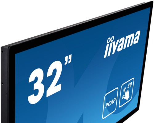 iiyama ProLite Open Frame PCAP 30-point touch monitor with equipped with a foam seal finish for seamless integration