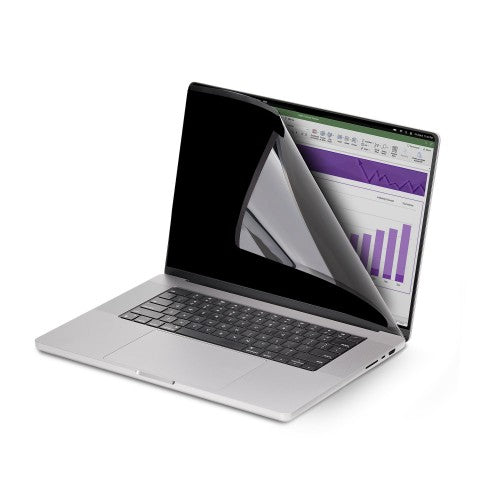 StarTech.com 16-inch MacBook Pro M1 M2 M3 M4 M5 Magnetic Laptop Privacy Screen, Blue Light Screen Protector, Reversible Anti-Glare Matte or Glossy Sides, Laptop Privacy Filter