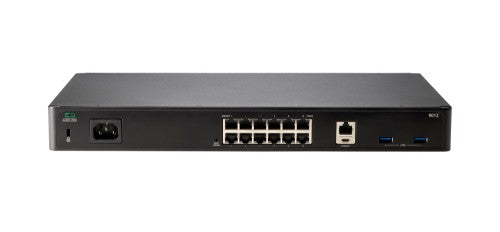 HPE Aruba Networking 9012 (RW) 12xGbE 6xPoE+ Branch 2K Clients - 32 APs Gateway