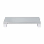 StarTech.com Ergonomic Monitor Riser Stand, Up to 33lb/15kg, Fixed height 3.5in/9cm, Desktop Computer Monitor/Laptop Riser, Steel Platform, Quick Assembly, Optimize Desk Space - TAA