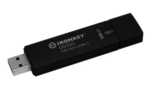 Kingston Technology IronKey 128GB D500S FIPS 140-3 Lvl 3 AES-256