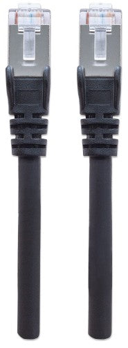 Intellinet Network Patch Cable, Cat6, 2m, Black, Copper, S/FTP, LSOH / LSZH, PVC, RJ45, Gold Plated Contacts, Snagless, Booted, Lifetime Warranty
