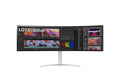 LG 49WQ95C-W computer monitor 124.5 cm (49") 5120 x 1440 pixels UltraWide Dual Quad HD Silver