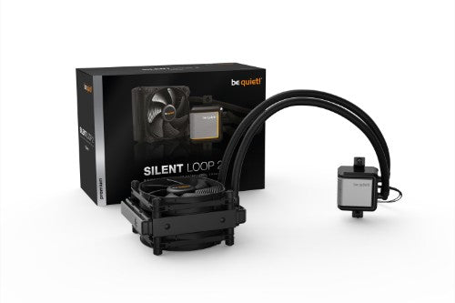 be quiet! Silent Loop 2 120mm All In One CPU Water Cooling, 1 X 120mm PWM Fan, For Intel Socket: 1200 / 2066 / 115X / 2011(-3) square ILM; For AMD Socket: AMD: AM4 / AM3(+)