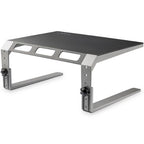 StarTech.com Monitor Riser Stand - Steel and Aluminum - Height Adjustable - For up to 32" (22lb/10kg) Displays