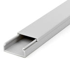 StarTech.com Solid Cable Management Raceway with Cover, 38mm(1-1/2")W x 16mm(5/8")H - 2m(6.5ft) length, Single Channel PVC Network/Power Cord Hider/Wall Wire Duct, Max 30 Cables, UL Listed~Solid Cable Management Raceway with Cover, 1-1/2"(38mm)W x 5/8"(16