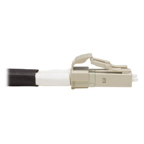 Tripp Lite N820-10M-IND 10Gb Rigid Industrial Duplex Multimode 50/125 OM3 Fiber Patch Cable (LC/LC) - IP68, Aqua, 10 m (32.8 ft.)