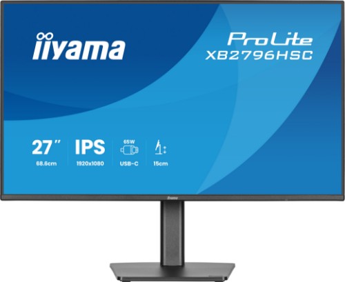 iiyama ProLite XB2796HSC-B1 computer monitor 68.6 cm (27") 1920 x 1080 pixels Full HD LED Black