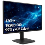 Acer KA2 KA242YG 23.8" Full HD 16:9 ZeroFrame 120Hz 1ms Computer Monitor