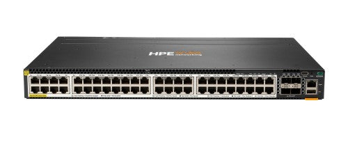 HPE Aruba Networking CX 6300M 48-port Smart Rate 1/2.5/5GbE Class 6 PoE and 4-port SFP56 Switch