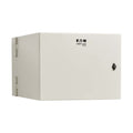 Tripp Lite SRN4G9USDP SmartRack Industrial Enclosure with Lock - NEMA 4, Wall Mount, Metal Construction, Hinged Back, 32 in. Depth, 9U, Gray