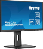 iiyama ProLite 21.5” IPS 3-side borderless monitor with height-adjustable stand for multi-monitor set-ups
