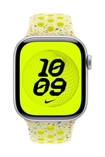 Apple MXU63ZM/A smart wearable accessory Band Yellow Fluoroelastomer