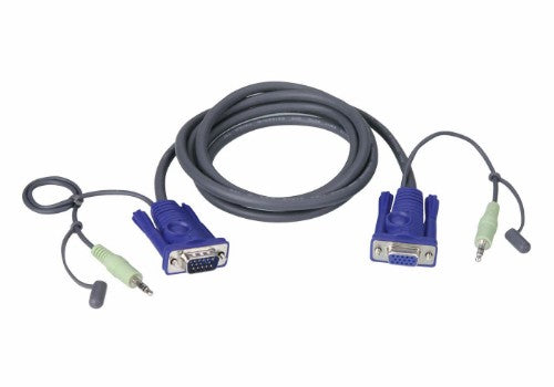 ATEN VGA / Audio Cable KVM cable Black 1.8 m