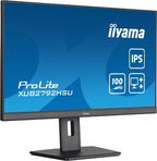 iiyama 27” IPS technology panel with height adjustable stand and 100Hz refresh rate