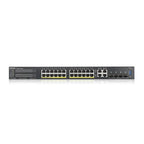 Zyxel GS2220-28HP Managed L2 Gigabit Ethernet (10/100/1000) Power over Ethernet (PoE) Black