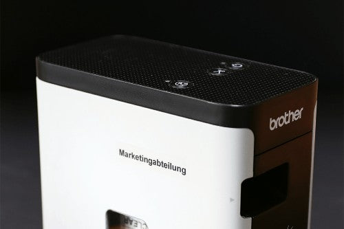Brother TZE-121 DirectLabel black on Transparent Laminat 9mm x 8m for Brother P-Touch TZ 3.5-18mm/6-12mm/6-18mm/6-24mm/6-36mm