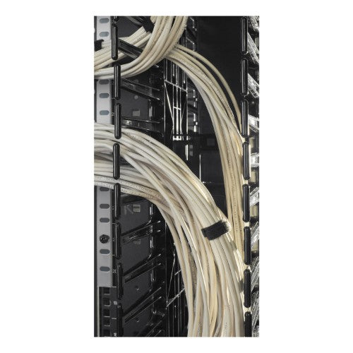 APC Valueline, Vertical Cable Manager for 2 & 4 Post Racks, 84"H X 12"W, Single-Sided with Door