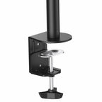 StarTech.com Desk Mount Monitor Arm for up to 34" (17.6lb/8kg) VESA Compatible Displays - Articulating Pole Mount Single Monitor Arm - Ergonomic Height Adjustable Monitor Mount - Desk Clamp/Grommet