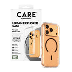 PanzerGlass CARE by ® Flagship Case Transparent Urban Explorer w. Black MagSafe iPhone 17 Pro