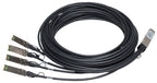 HPE Networking Comware X240 40G QSFP+ to 4x10G SFP+ 3m Direct Attach Copper Splitter Cable