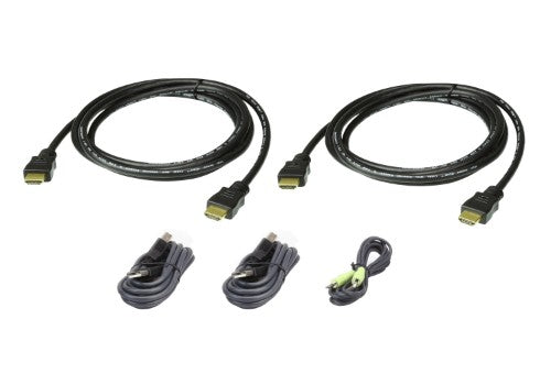 ATEN HDMI Dual Display Secure KVM; 1,8M USB HDMI Dual Display