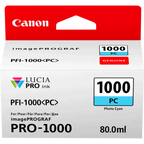 Canon 0550C001/PFI-1000PC Ink cartridge light cyan, 5.14K pages 80ml for Canon Pro 1000