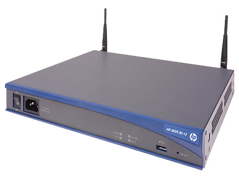HPE A-MSR20-12-W wireless router Fast Ethernet Blue