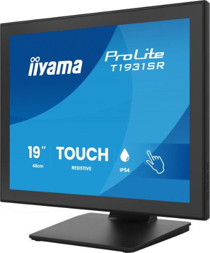 iiyama ProLite T1931SR-B2S computer monitor 48.3 cm (19") 1280 x 1024 pixels SXGA LCD Touchscreen Table Black