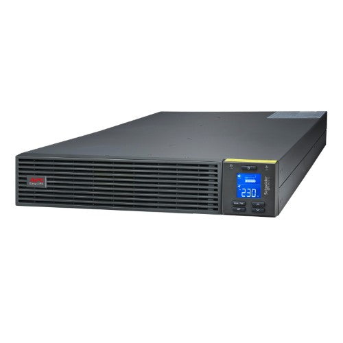 APC Easy UPS On-Line, 6kVA/6kW, Rackmount 2U, 230V, 1x Hard wire 3-wire(1P+N+E) outlet, Intelligent Slot, Extended runtime, No battery, W/O rail kit