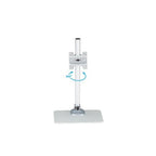 StarTech.com Single Monitor Stand - Adjustable - Steel - Silver - For up to 34" (30.9lb/14kg) Displays - TAA