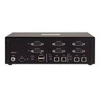 StarTech.com Secure 2-Port Dual-Monitor KVM Switch, DVI, NIAP 4.0 Desktop KVM, Metal Housing, CAC Port, Made in the USA
