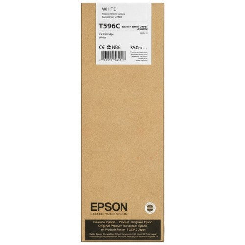 Epson C13T596C00/T596C Ink cartridge white 350ml for Epson Stylus Pro WT 7900