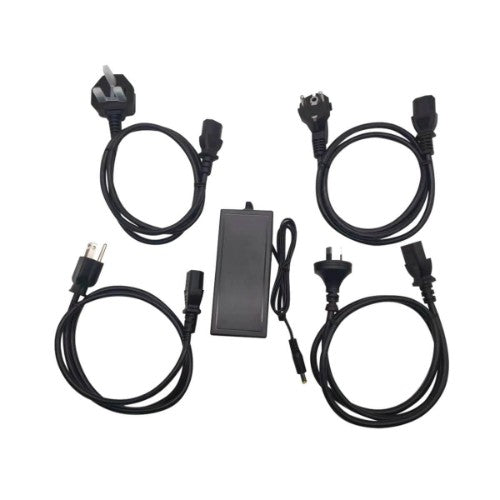 Tripp Lite N785-INT-PSCMM2 Gigabit Multimode Fiber to Ethernet Media Converter, POE+, International Power Cables, 10/100/1000 SC, 1310 nm, 2 km (1.2 mi.)