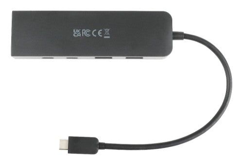 V7 2.5G Ethernet Adapter USB-C Male to USB A Female x 2, USB-C Female x1, RJ45 Female x1 Black
