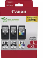Canon 5224B017/PG-540L+CL-541XL Printhead cartridge multi pack 2x black +1x color Pack=3 for Canon Pixma MG 2150/MX 370
