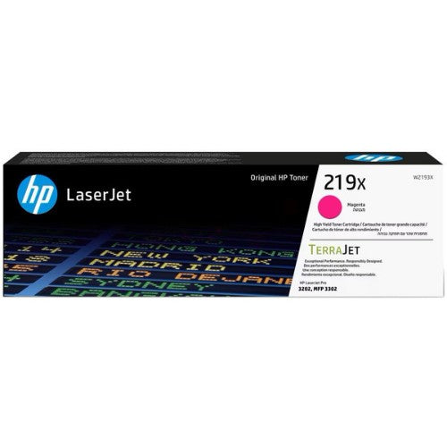 HP W2193X/219X Toner cartridge magenta high-capacity, 2.5K pages ISO/IEC 19798 for HP CLJ Pro 3202/e