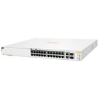 HPE Aruba Networking Networking Instant On Switch 20p Gigabit CL4 4p Gigabit CL6 PoE 2p 10GBT 2p SFP+ 370W 1960